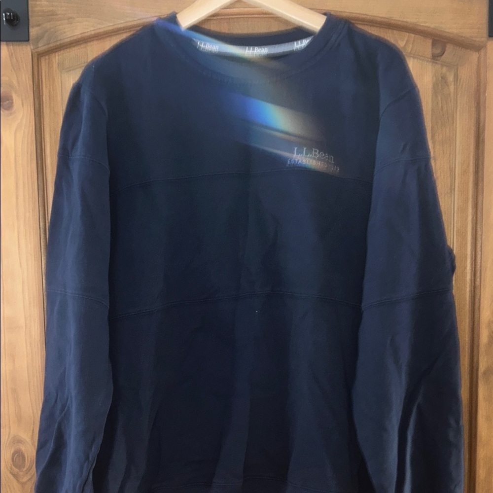 L.L. Bean Dark Blue Crewneck Sweatshirt